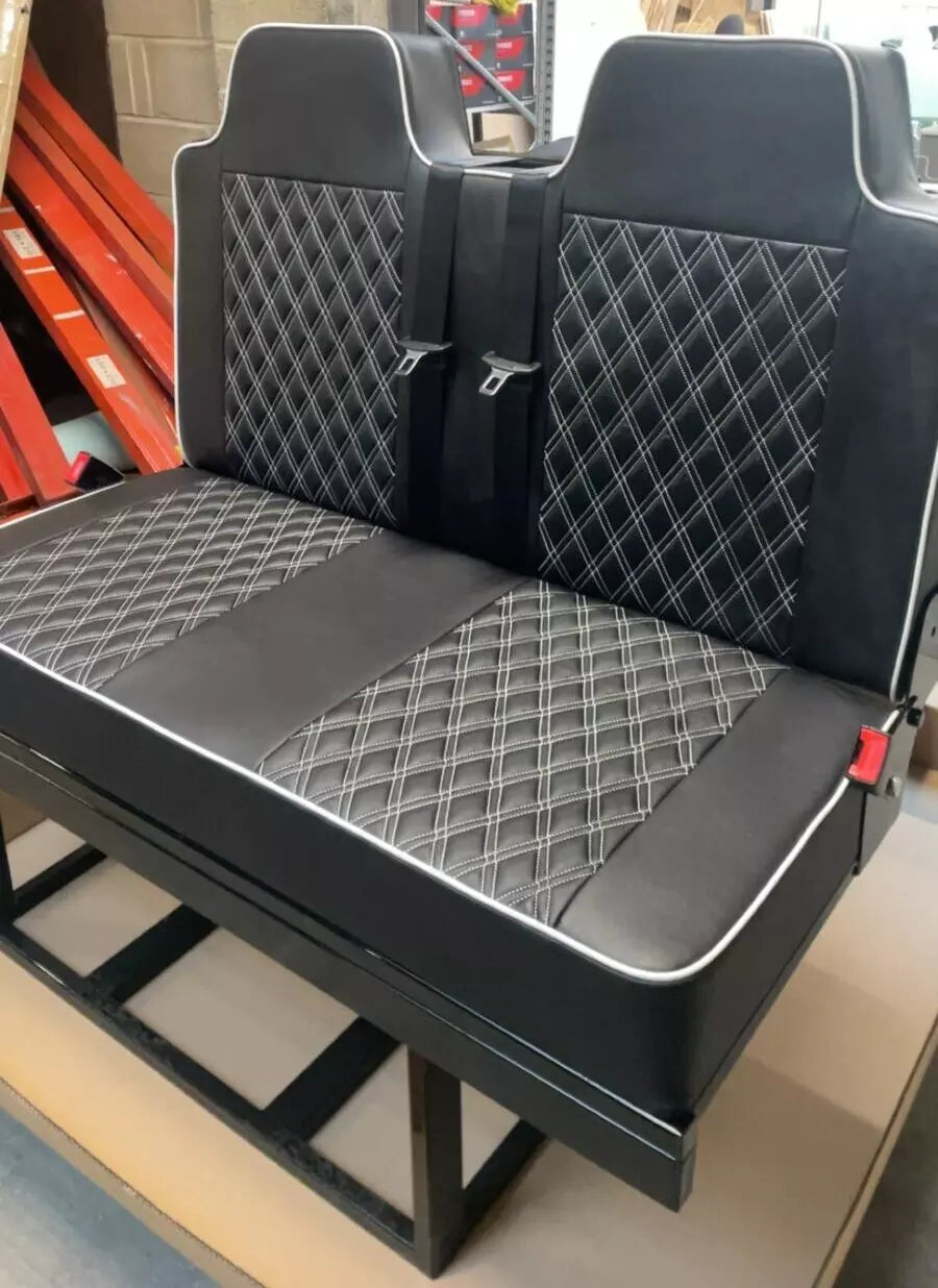 3/4 4PC Rock & Roll Bed VW T4 T5 T6 Custom Vivaro Trafic Campervan (D/D W)