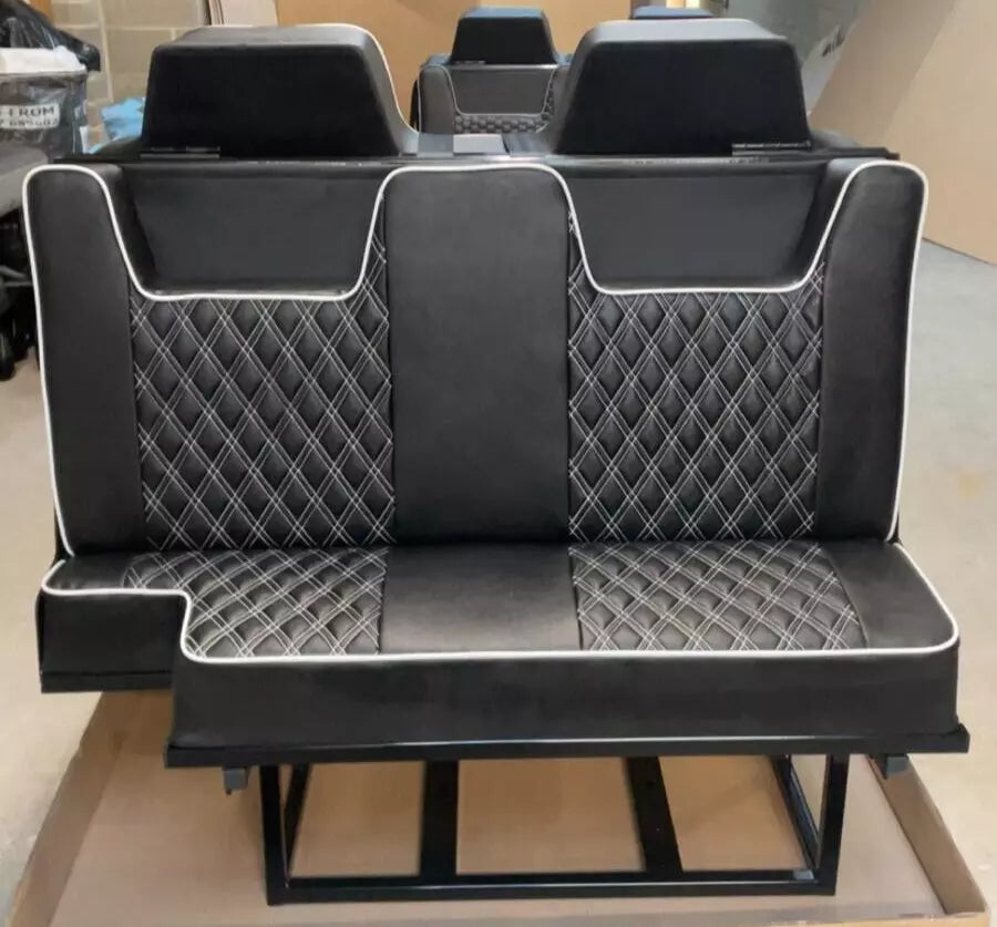 3/4 4PC Rock & Roll Bed VW T4 T5 T6 Custom Vivaro Trafic Campervan (D/D W)